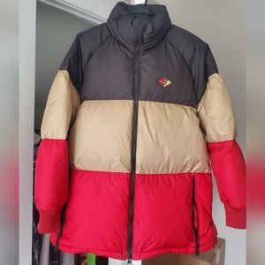 Burberry Colorblock Puffer Jacket Size Large